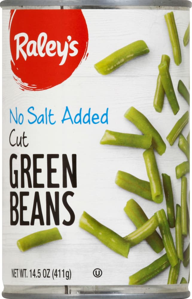 Raley'S No Salt Added Cut Green Beans