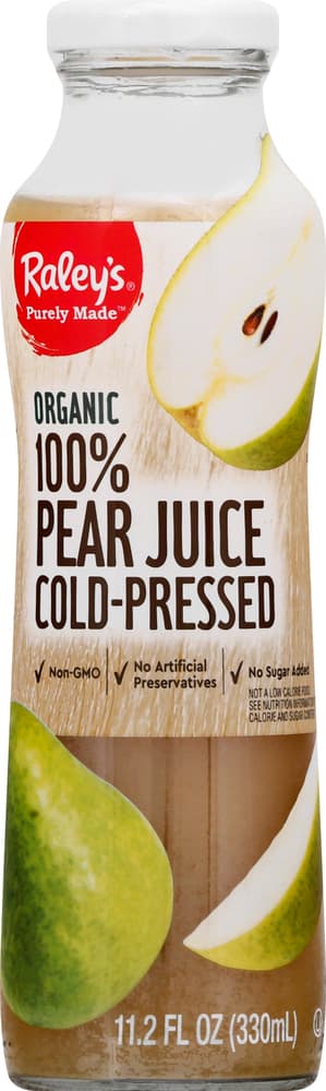 Raley'S Purely Made Organic Cold-Pressed 100% Pear Juice