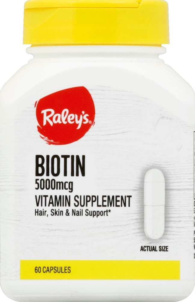 Raley'S Biotin, 5000 Mcg, Capsules