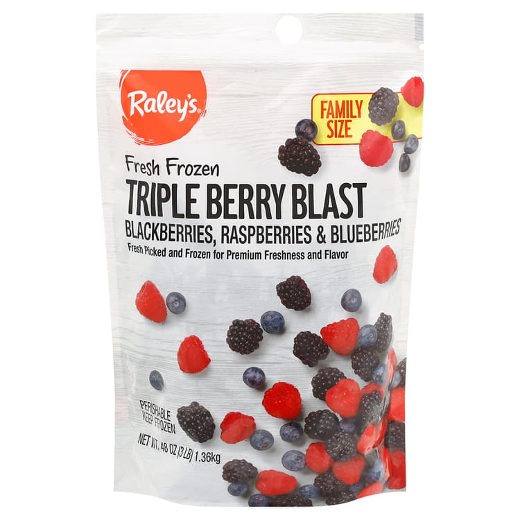 Raley'S Fresh  Triple Berry Blast, Family Size