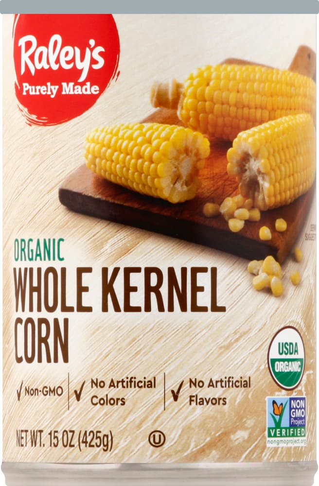 Raley'S Organic Corn Whole Kernel