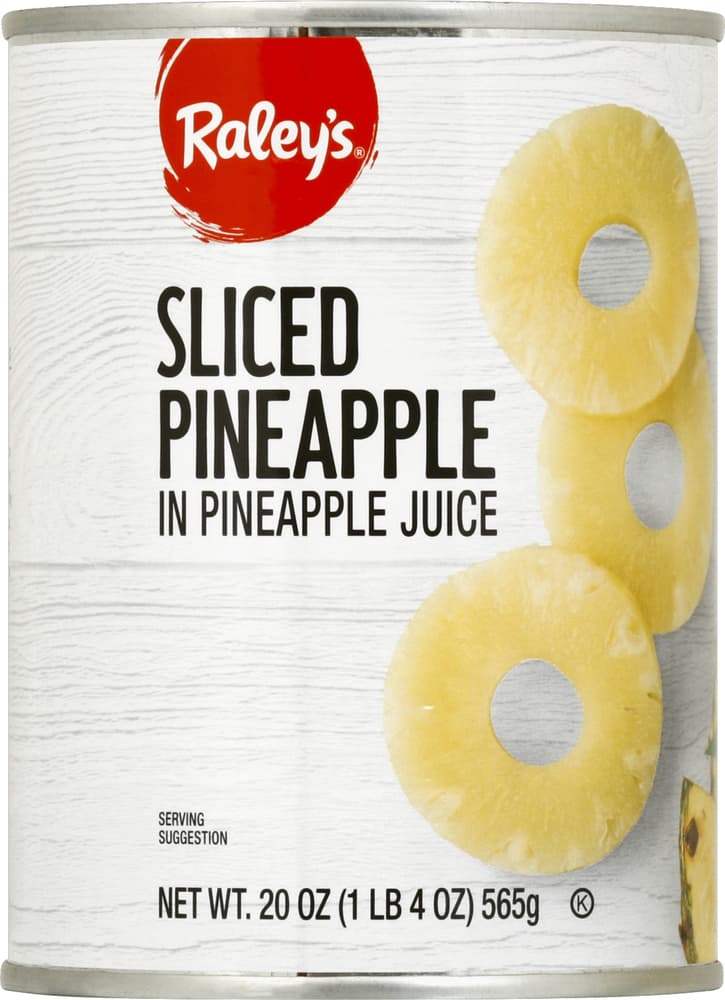 Raley'S Sliced Pineapple In Pineapple Juice