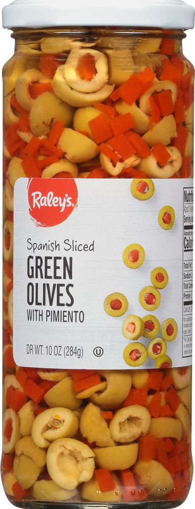 Raley'S Spanish Sliced Green Olives With Pimiento