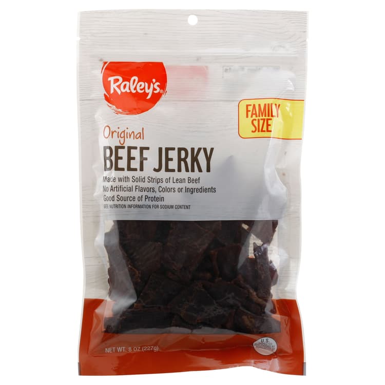 Raley'S Original Beef Jerky, Family Size