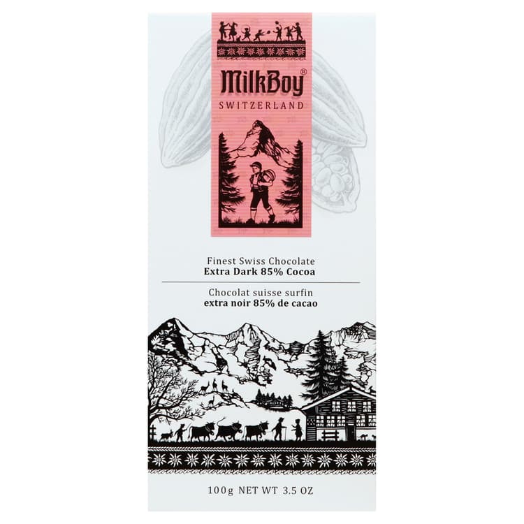 Milkboy Extra Dark 85% Cocoa Swiss Chocolate