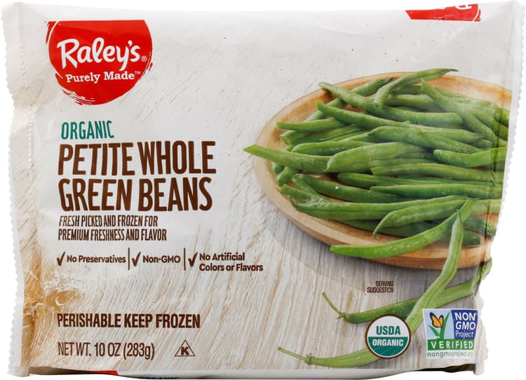 Raley'S Purely Made Organic Petite Whole Green Beans