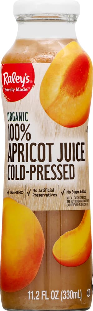 Raley'S Purely Made Organic Cold-Pressed 100% Apricot Juice