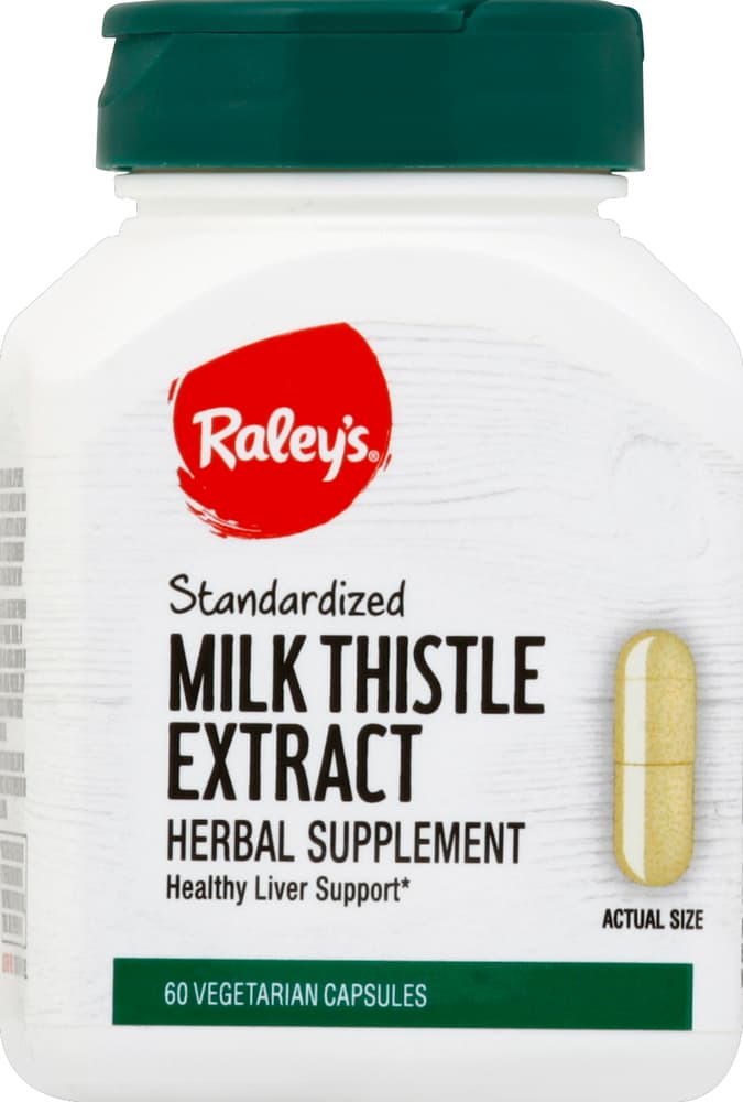 Raley'S Milk Thistle Extract, Standardized, Vegetarian Capsules
