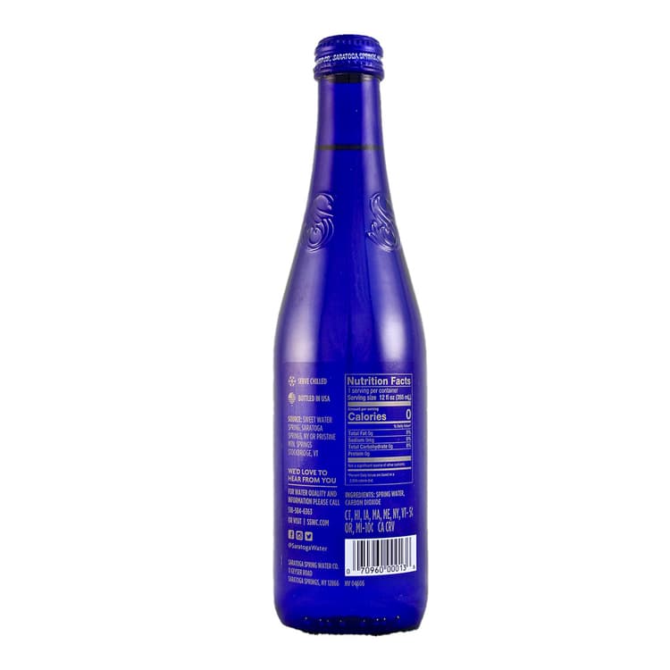Saratoga Spring Water, Carbonated