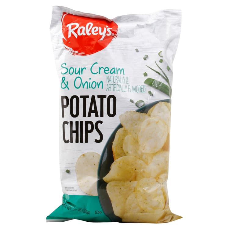 Raley'S Potato Chips, Sour Cream & Onion