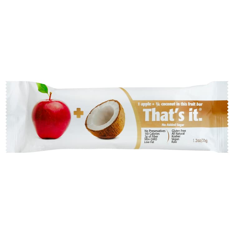 That'S It Fruit Bar, Apple + Coconut