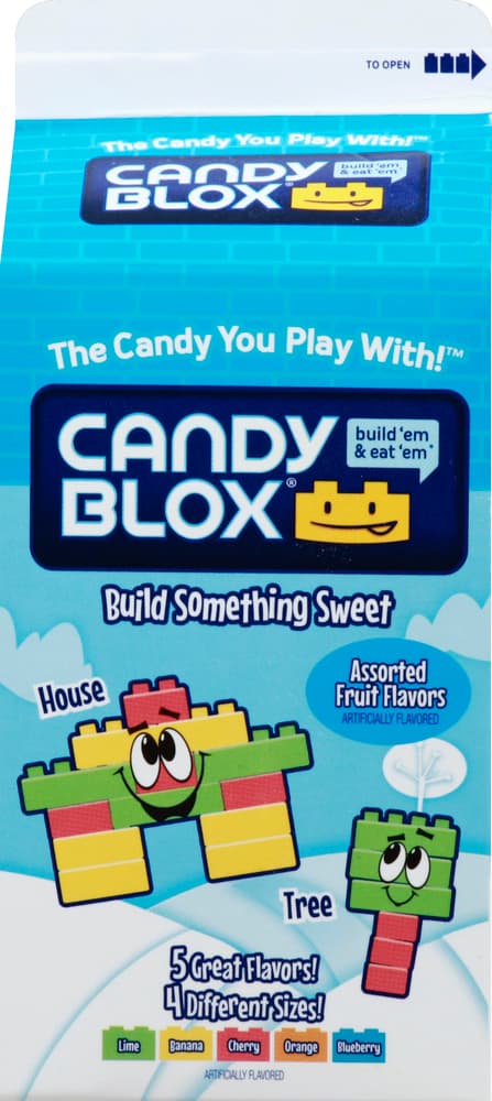 Candy Blox Candy, Assorted Fruit Flavors