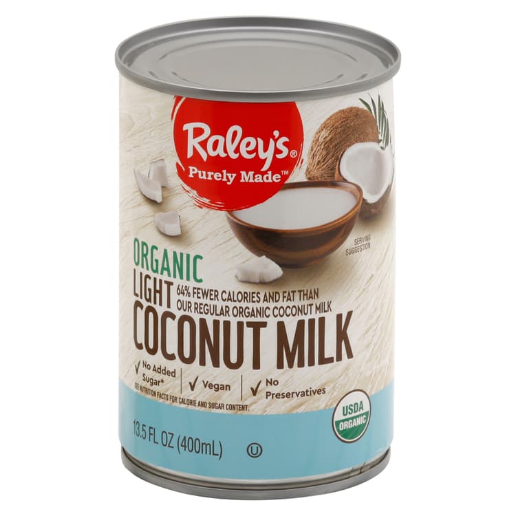 Raley'S Purely Made Organic Light Coconut Milk