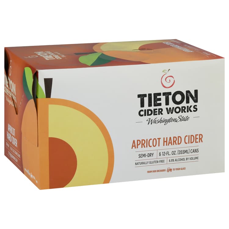 Tieton Cider Works Hard Cider, Apricot