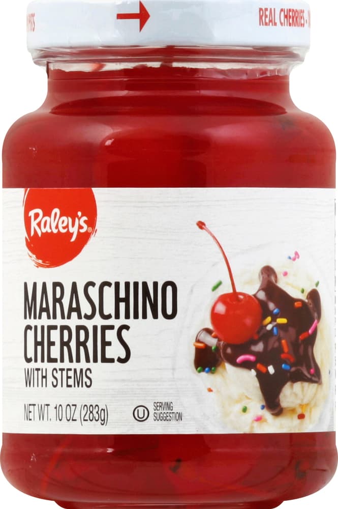Raley'S Maraschino Cherries With Stems