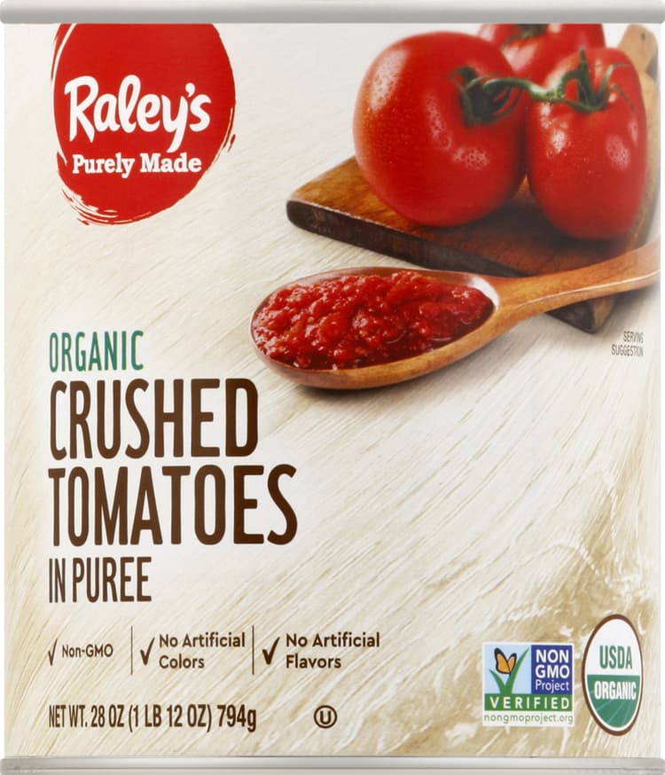 Raley'S Purely Made Organic Crushed Tomatoes In Puree