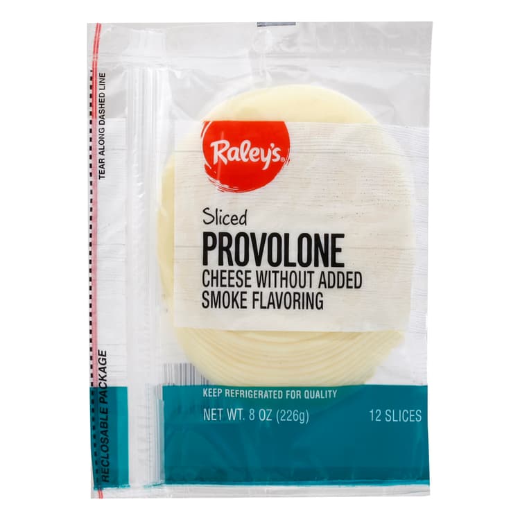 Raley'S Provolone Cheese, Sliced
