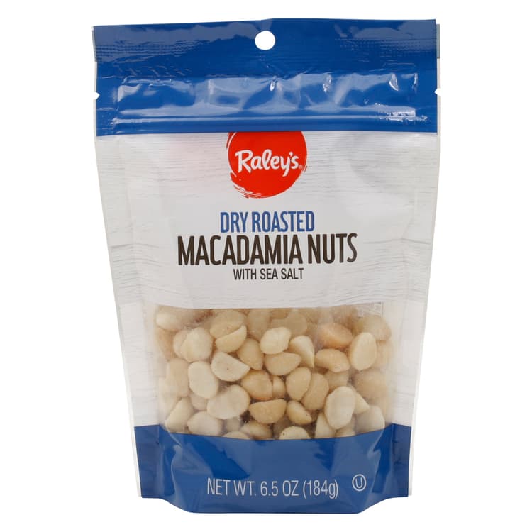 Raley'S Roasted Macadamia Nuts With Sea Salt