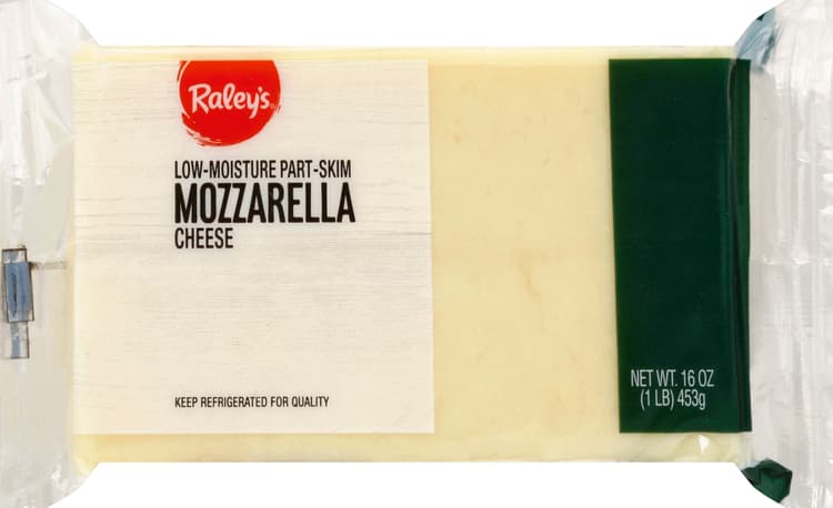 Raley'S Low-Moisture Part-Skim Mozzarella Cheese