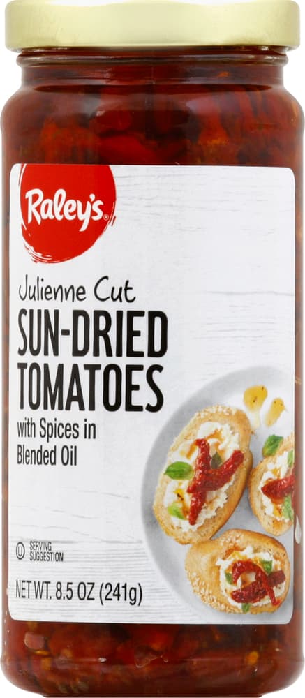 Raley'S Julienne Cut Sun-Dried Tomatoes With Spices In Blended Oil