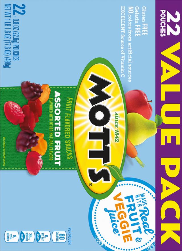 Is it BHA & BHT Free? Motts Fruit Flavored Snacks Assorted Fruit