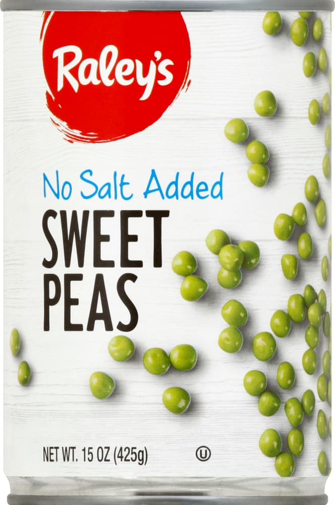 Raley'S No Salt Added Sweet Peas