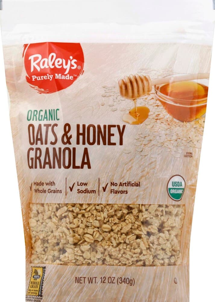 Raley'S Purely Made Organic Oats & Honey Ganola