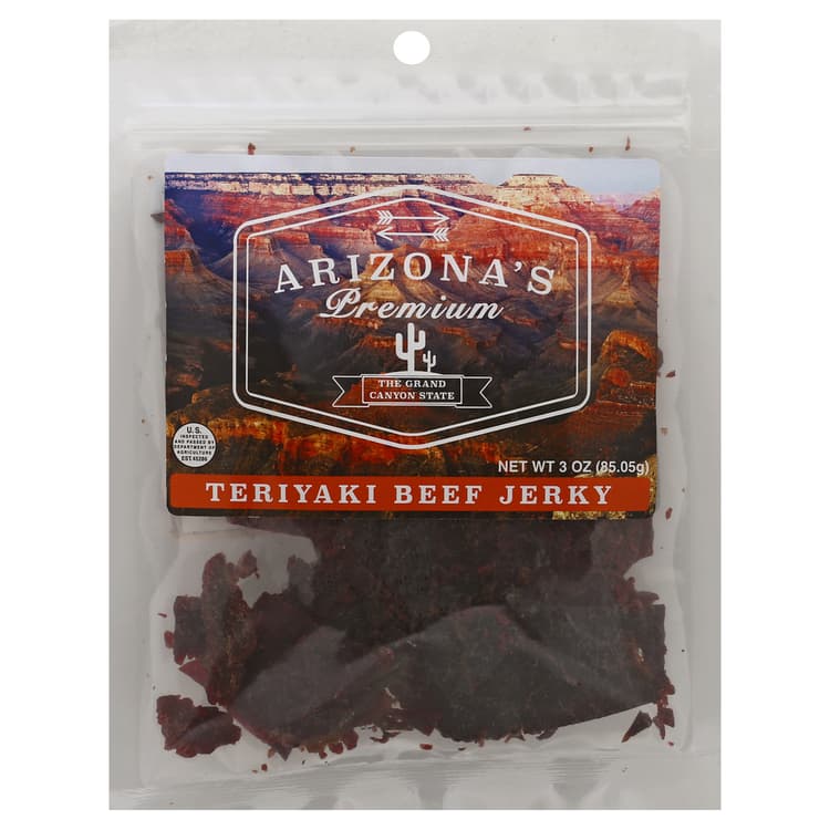 Arizona'S Premium Beef Jerky, Teriyaki