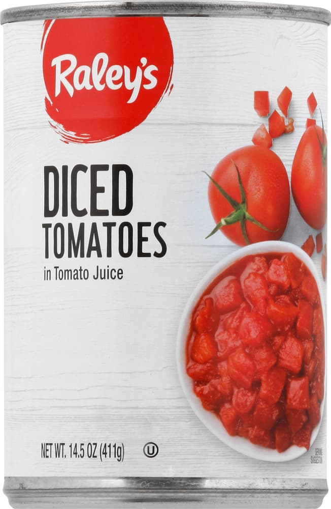 Raley'S Diced Tomatoes In Tomato Juice