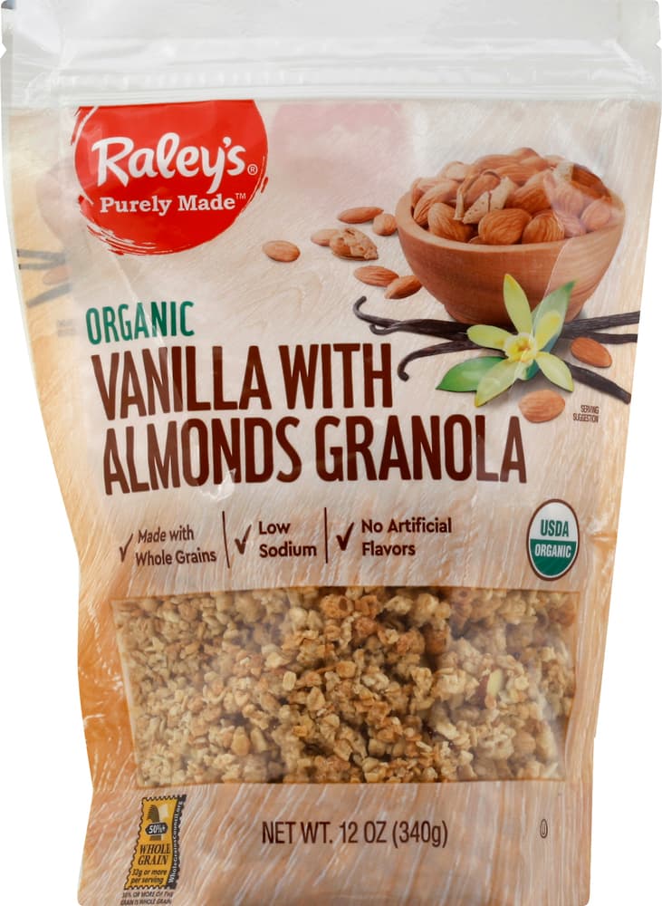 Raley'S Purely Made Organic Vanilla With Almonds Granola