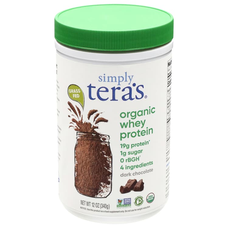Simply Tera'S Organic Dark Chocolate Whey Protein