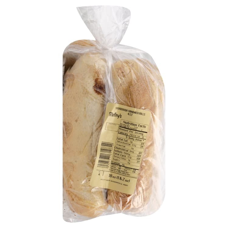 Raley'S Sourdough Sandwich Rolls