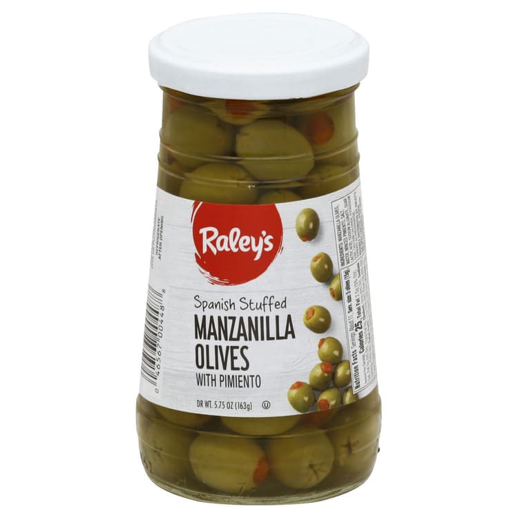 Raley'S Spanish Stuffed Manzanilla Olives With Pimiento