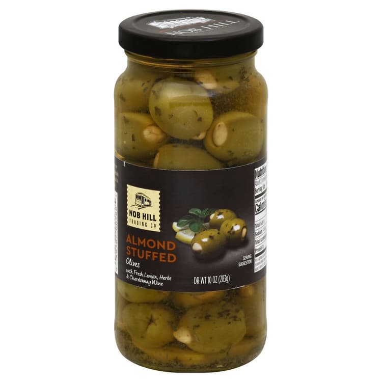 Raley'S Almond Stuffed Olives With Lemon, Herbs & Chardonnay