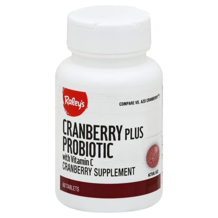 Raley'S Cranberry Plus Probiotic, With Vitamin