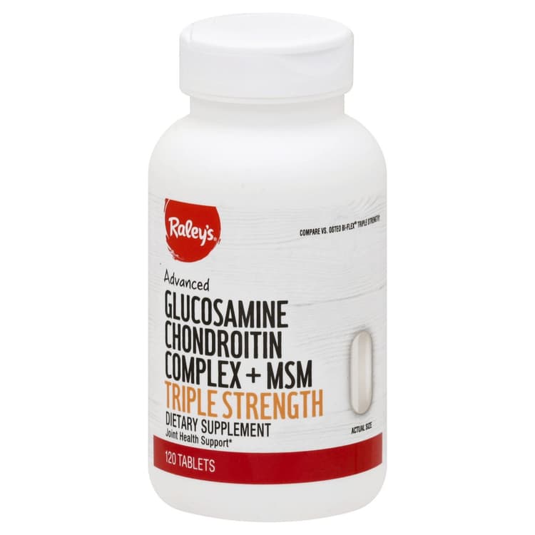 Raley'S Glucosamine Chondroitin + Msm, Triple Strength, Advanced
