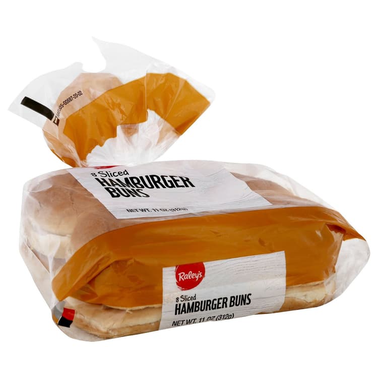 Raley'S Sliced Hamburger Buns