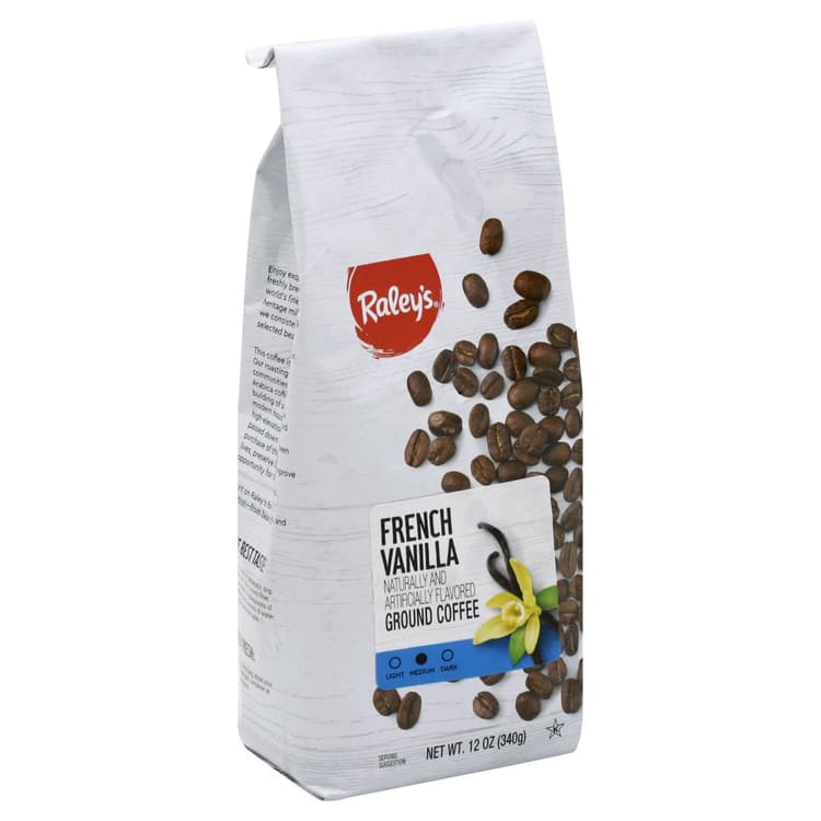 Raley'S French Vanilla Medium Roast Ground Coffee
