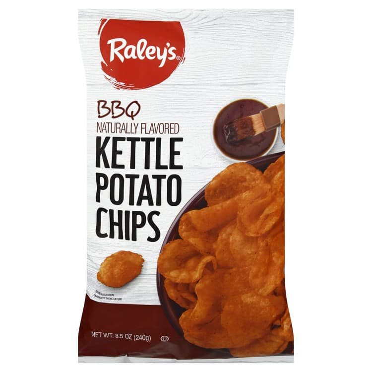 Raley'S Potato Chips, Bbq, Kettle