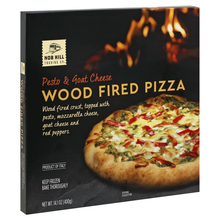 Nob Hill Trading Co. Pesto & Goat Cheese Wood Fired Pizza