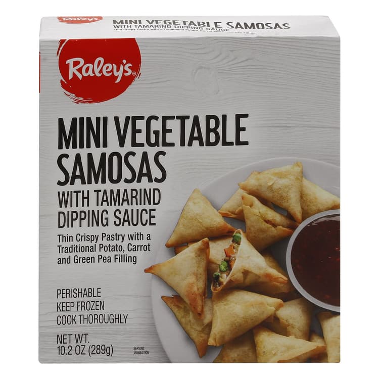 Raley'S Mini Vegetable Samosas With Tamarind Sauce