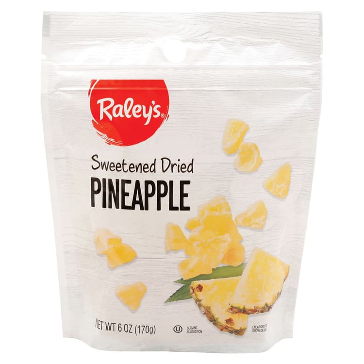 Raley'S Sweetened Dried Pineapple