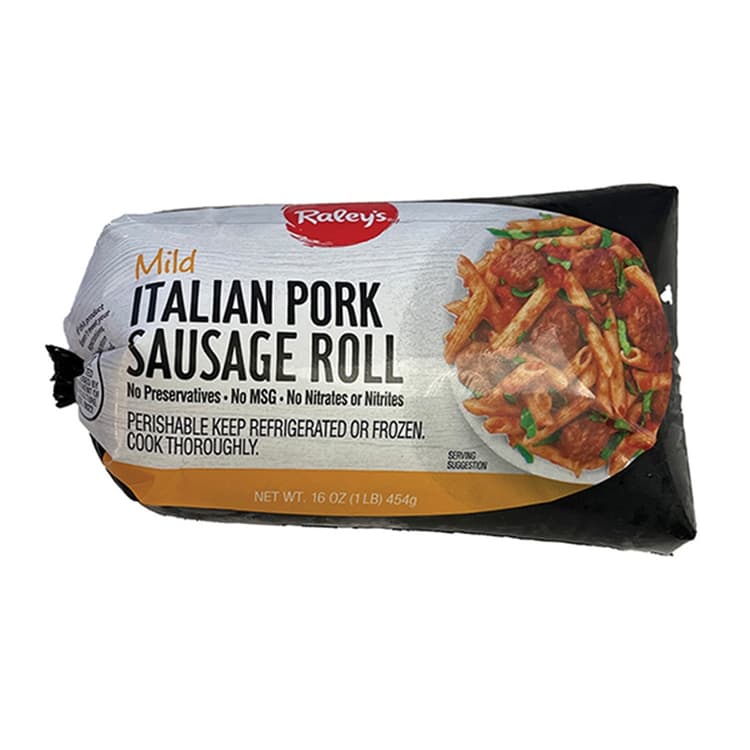 Raley'S Fine Meats Mild Italian Pork Sausage Roll