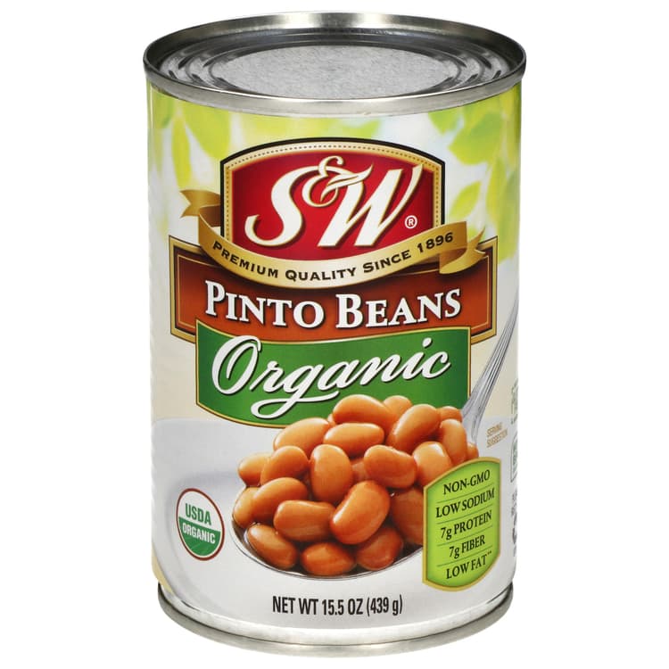 S&W Beans Organic Pinto Beans