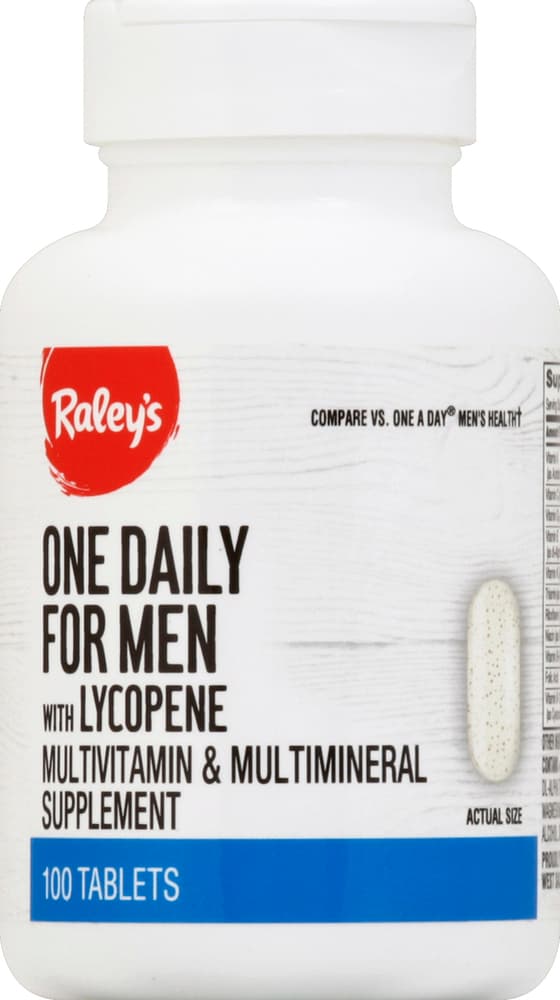 Raley'S One Daily For Men, With Lycopene