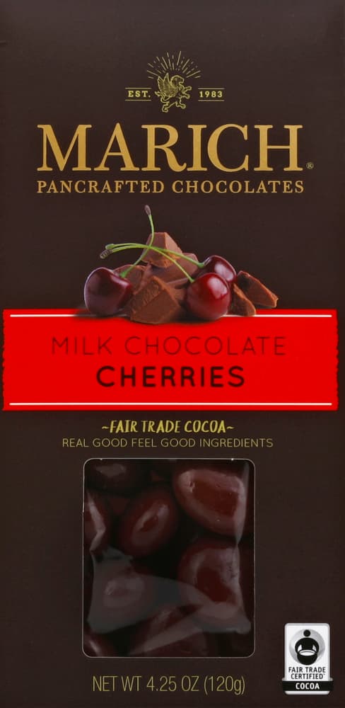 Marich Cherries, Milk Chocolate