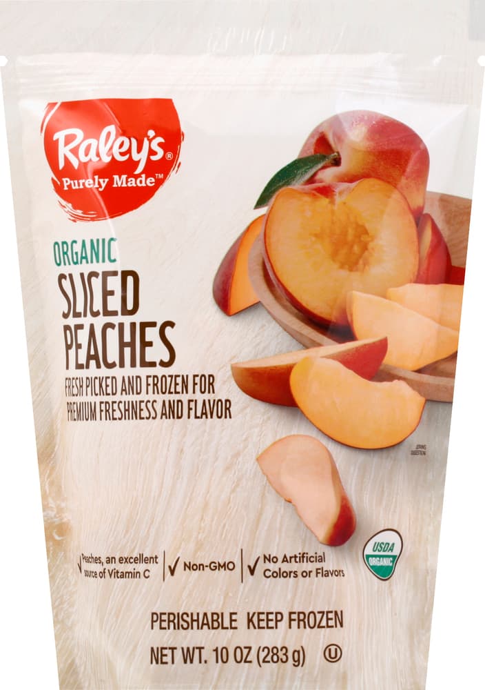 Raley'S Purely Made Organic Sliced Peaches