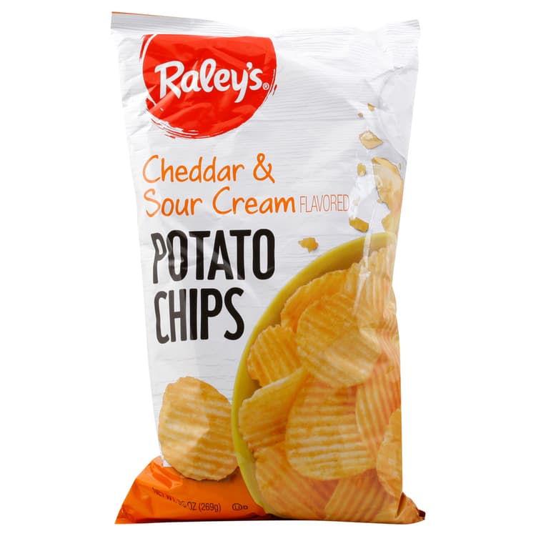 Raley'S Potato Chips, Cheddar & Sour Cream