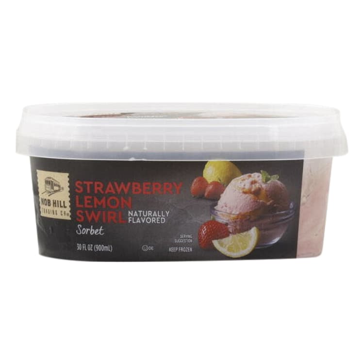 Nob Hill Trading Co. Sorbet, Strawberry Lemon Swirl