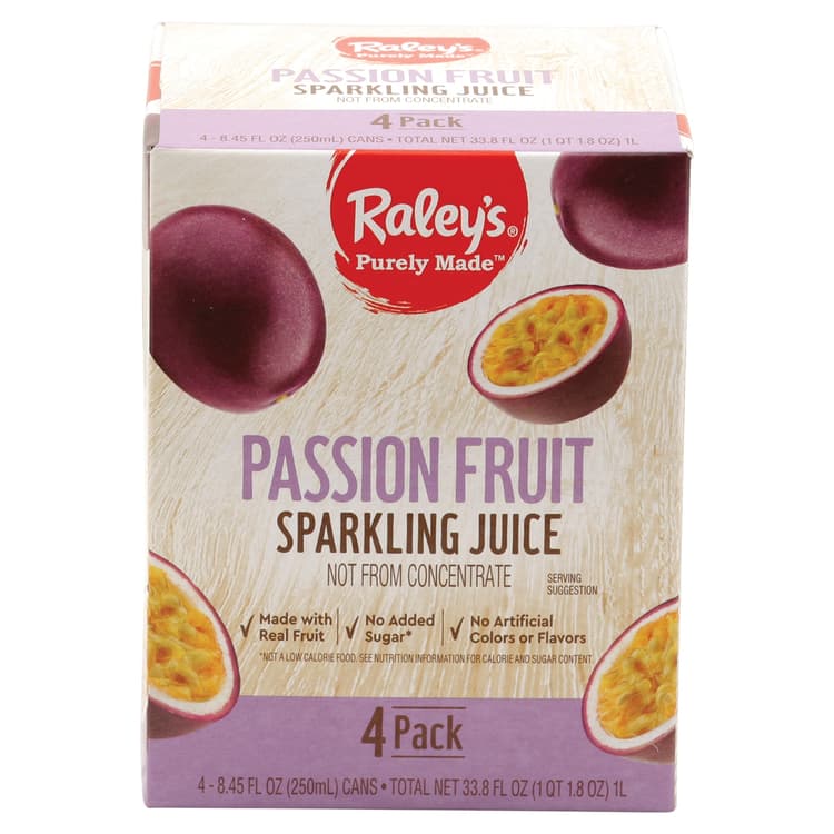 Raley'S Sparkling Juice, Passion Fruit
